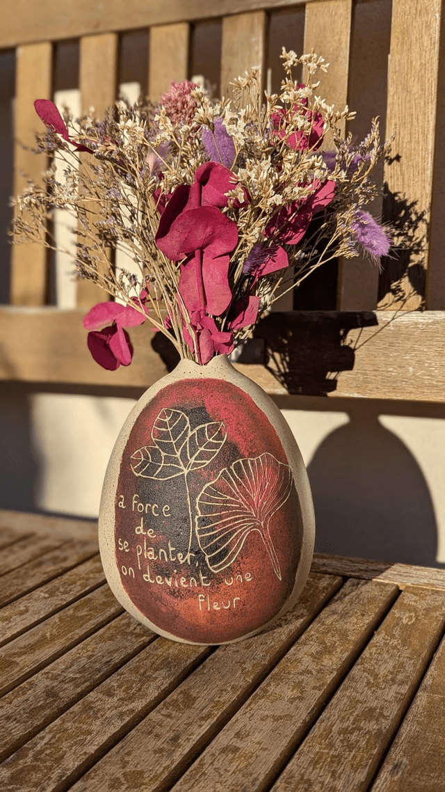 Vase goutte érable 