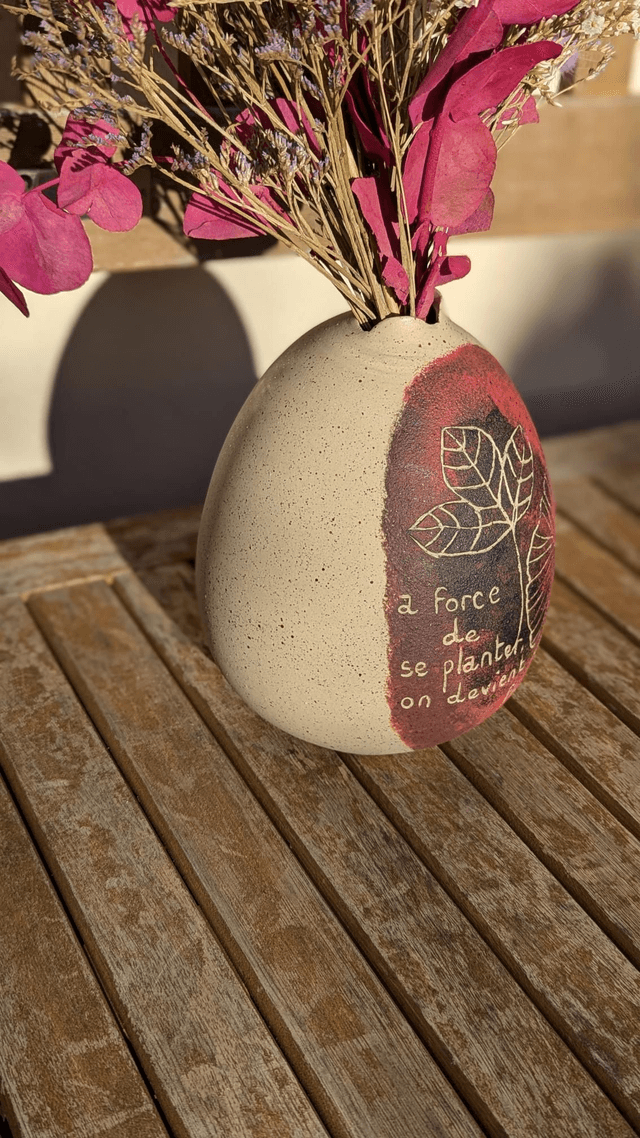 Vase goutte érable 