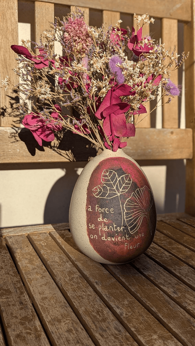 Vase goutte érable 