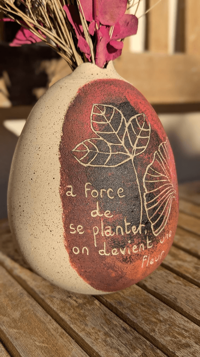 Vase goutte érable 