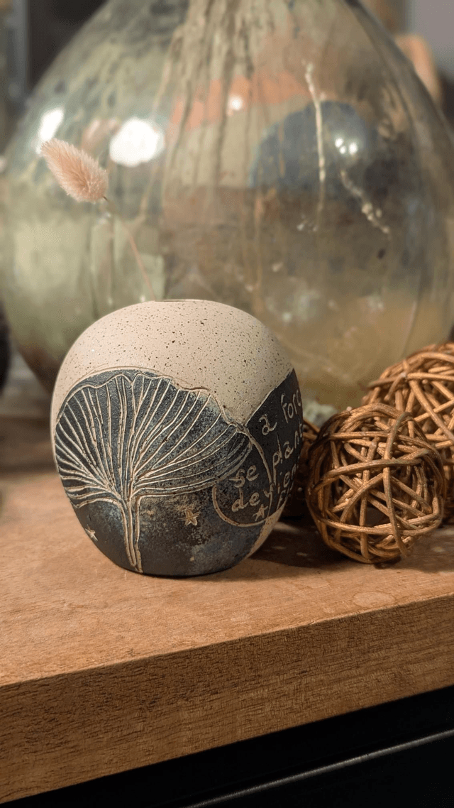 Mini vase Gingko