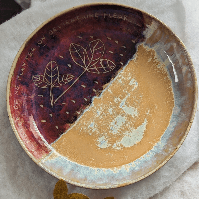 Assiette Érable 